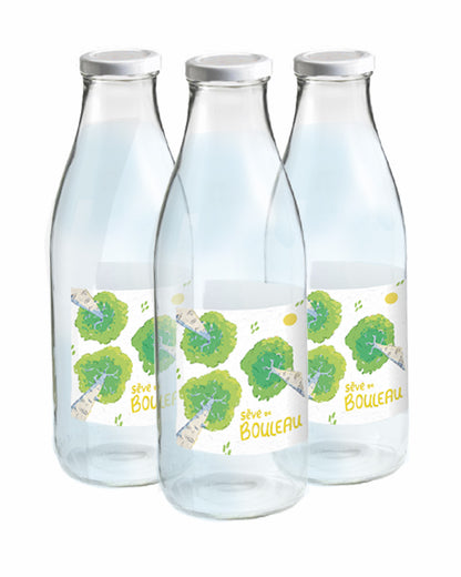 Sève de bouleau de la forêt, 1L Bio en en cure